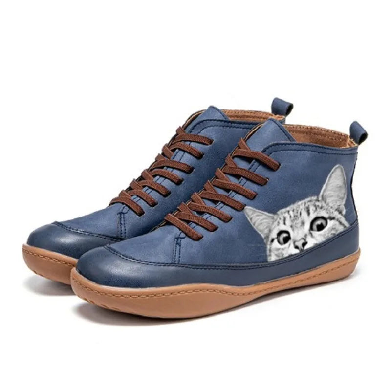 Nela – Leder-Loafers für Tierliebhaber
