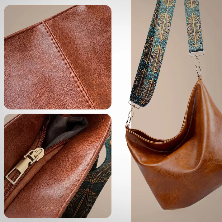 Agnes™ | Vintage Leder Schultertasche