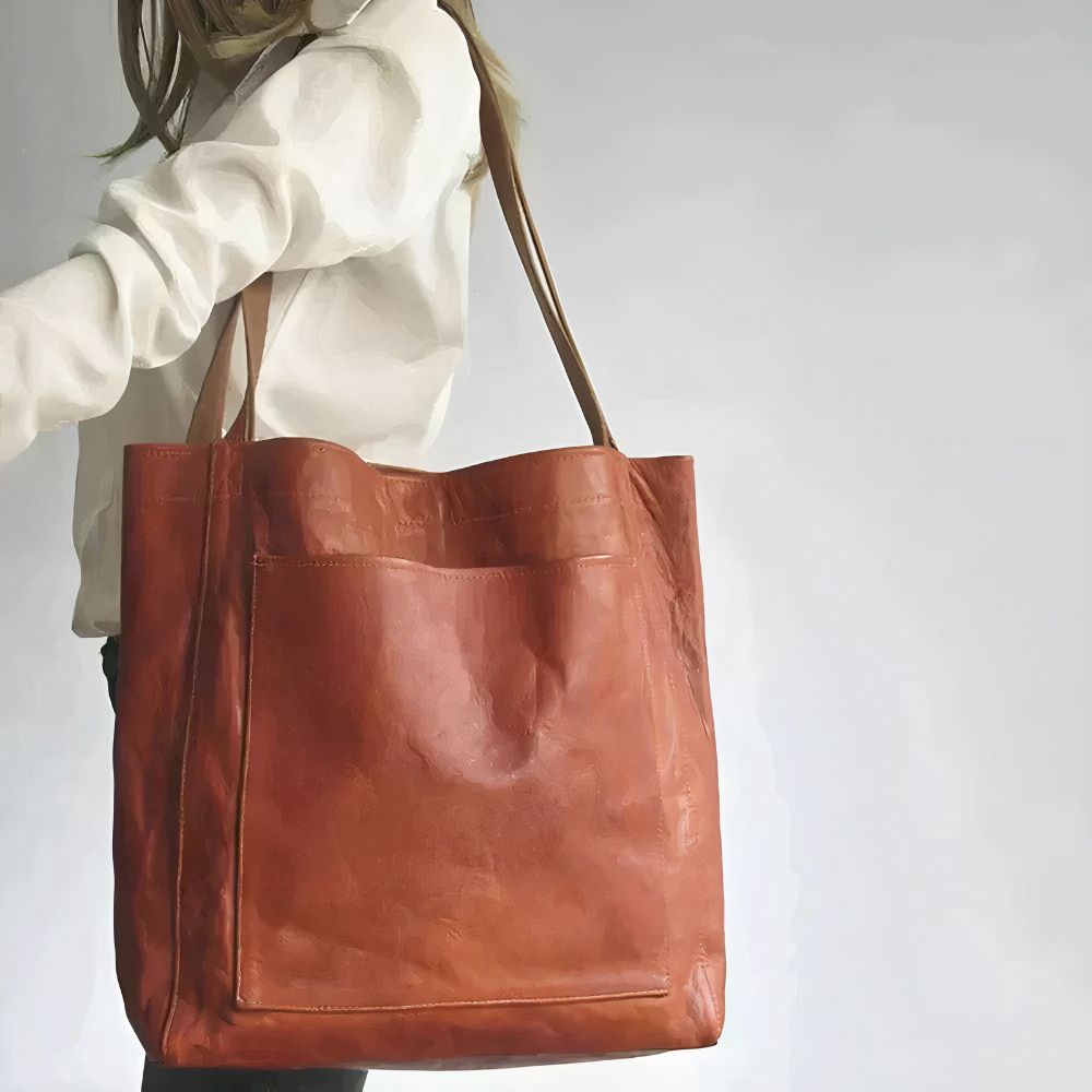 Elvira™ | Moderne Leder-Schultertasche