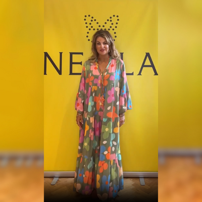 Christa - Elegantes Geblümtes Kleid