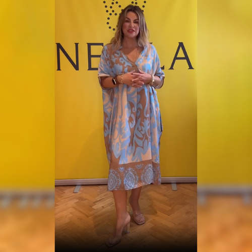 Nela - Elegantes Geblümtes Kleid