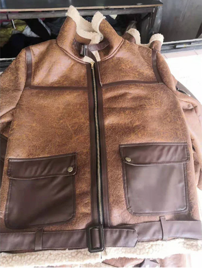 Tom™ | Warme Leder-Fliegerjacke