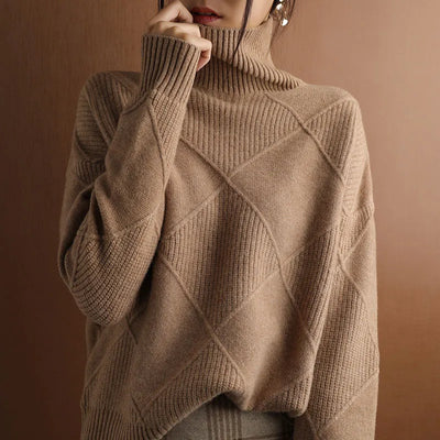 Marcelle | Grobstrick Rollkragenpullover