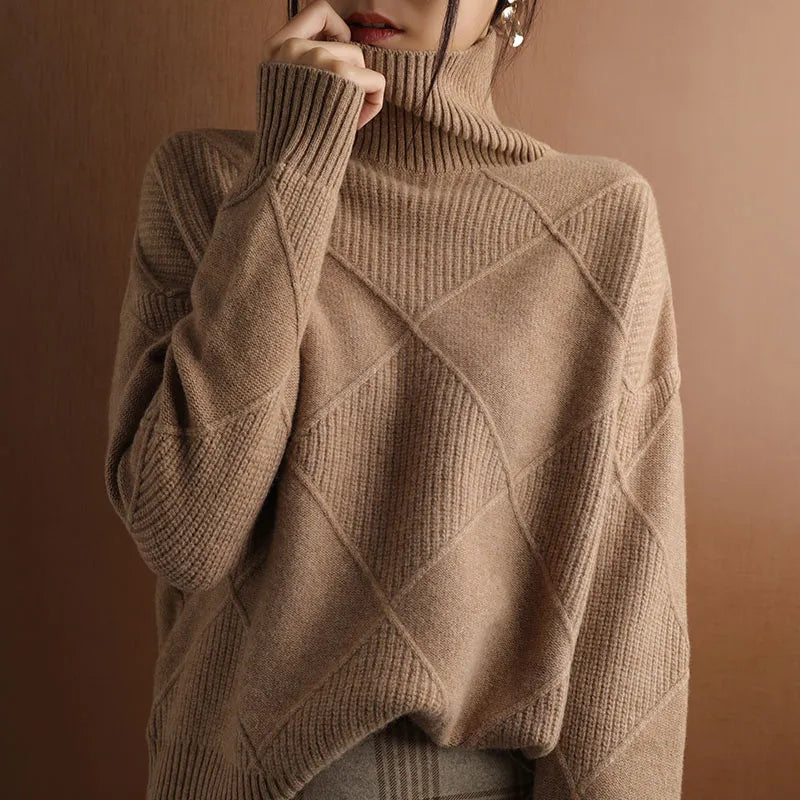 Marcelle | Großer Rollkragenpullover