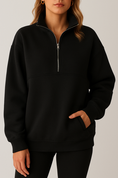 Chloe - Quarter-Reißverschluss-Pullover