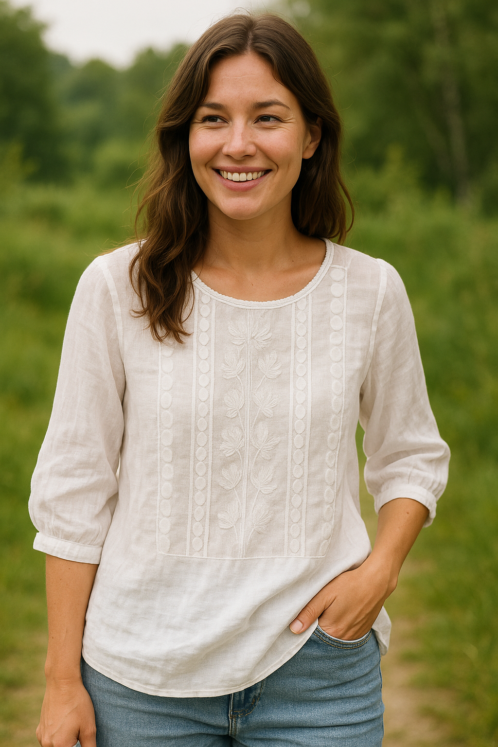 Paula - Elegantes Sommerhemd