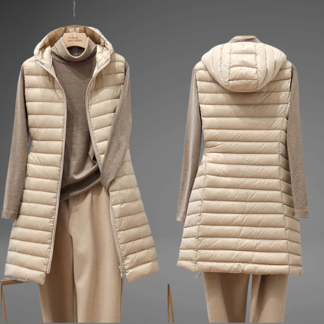 ROMI – Leichtes Gilet mit Kapuze für Frühling & Sommer