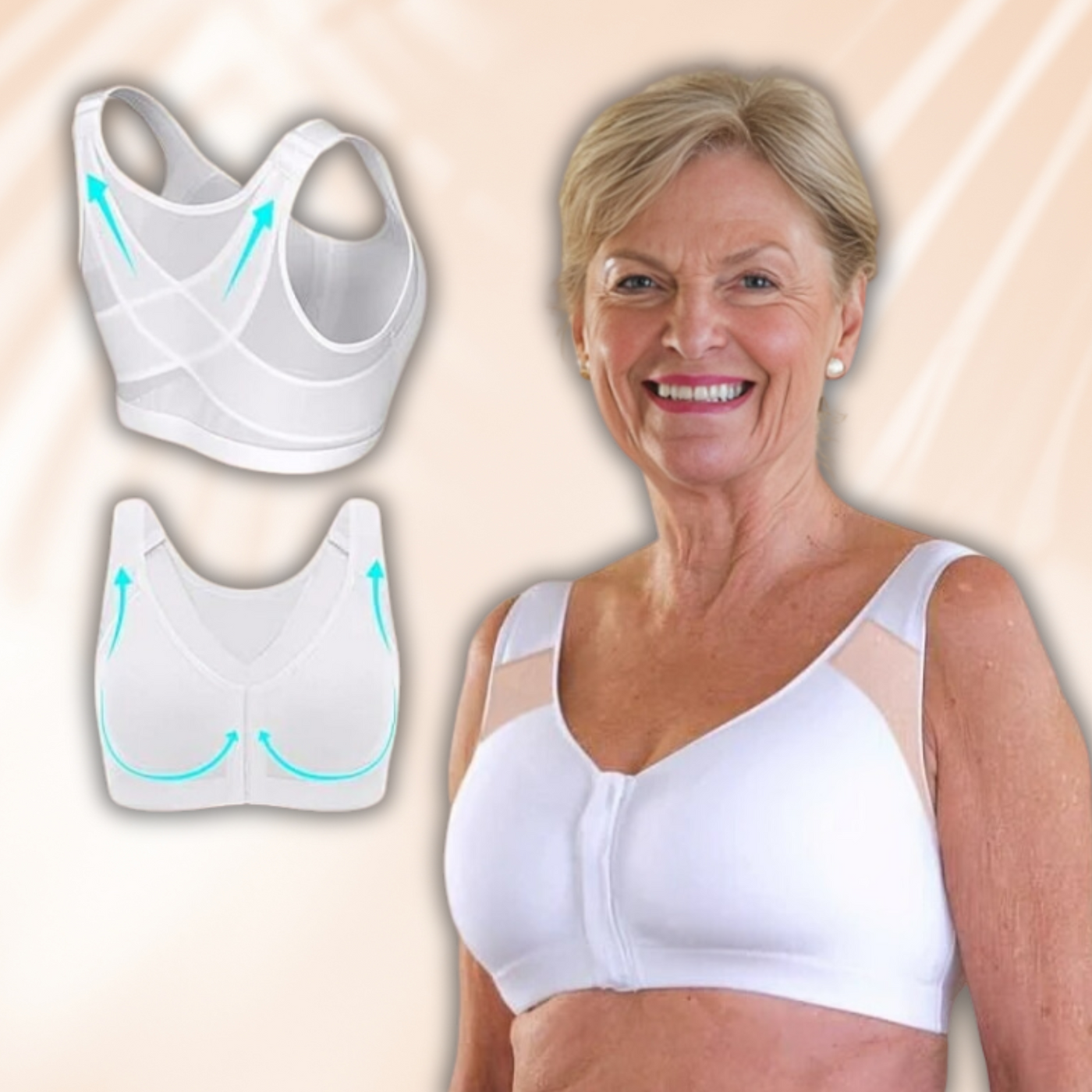 Elsa™️ Unterdrahtfreier Stütz-BH - 1+1 GRATIS