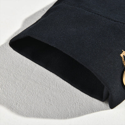 Herrenjacke Janusz im Vintage-Casual-Stil mit Stehkragen und Knöpfen