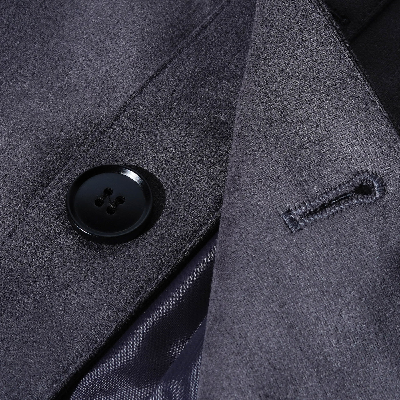 Vintage Herren Suede Jacke Janusz, einreihig, mit Stehkragen