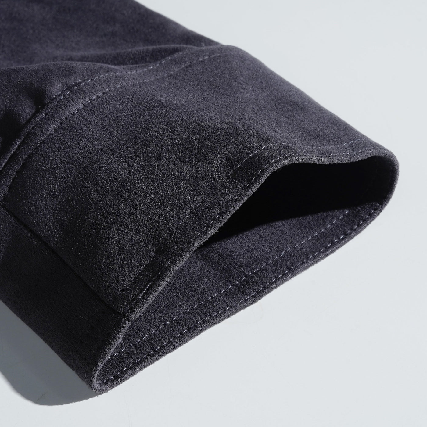 Vintage Herren Suede Jacke Janusz, einreihig, mit Stehkragen