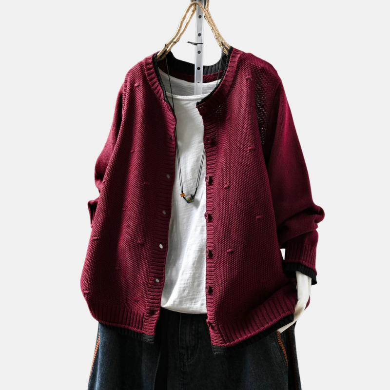 Celine | Strickjacke mit Struktur