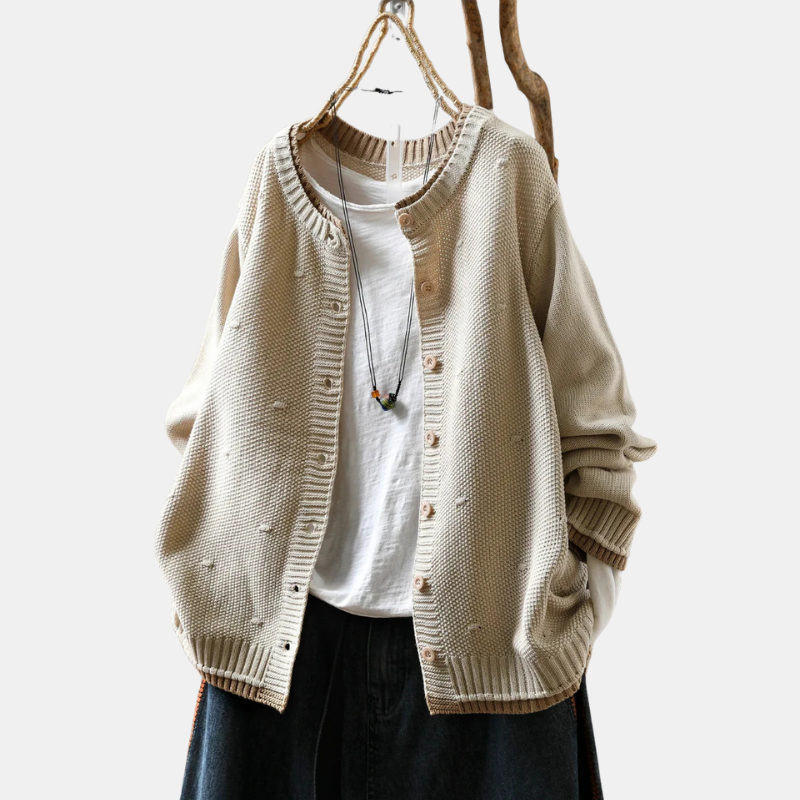 Celine | Strickjacke mit Struktur