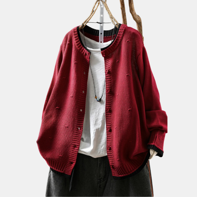 Celine | Strickjacke mit Struktur