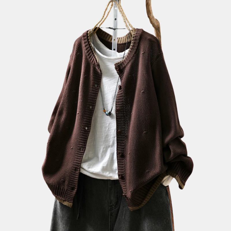 Celine | Strickjacke mit Struktur