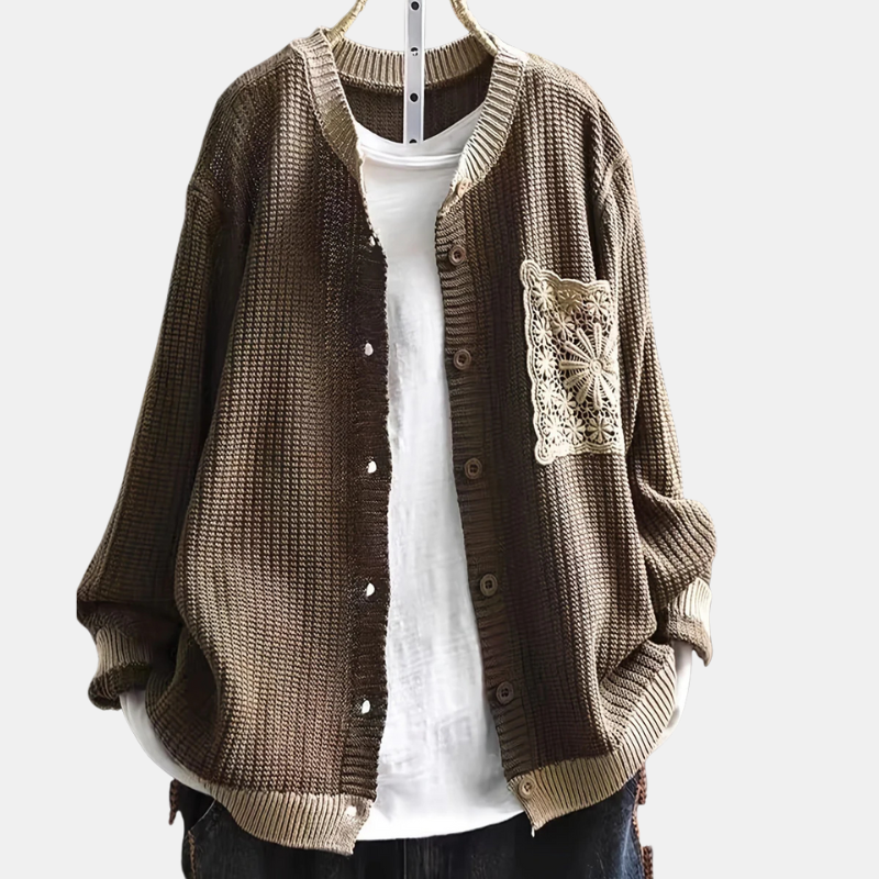 Evangeline | Strickjacke mit Taschen