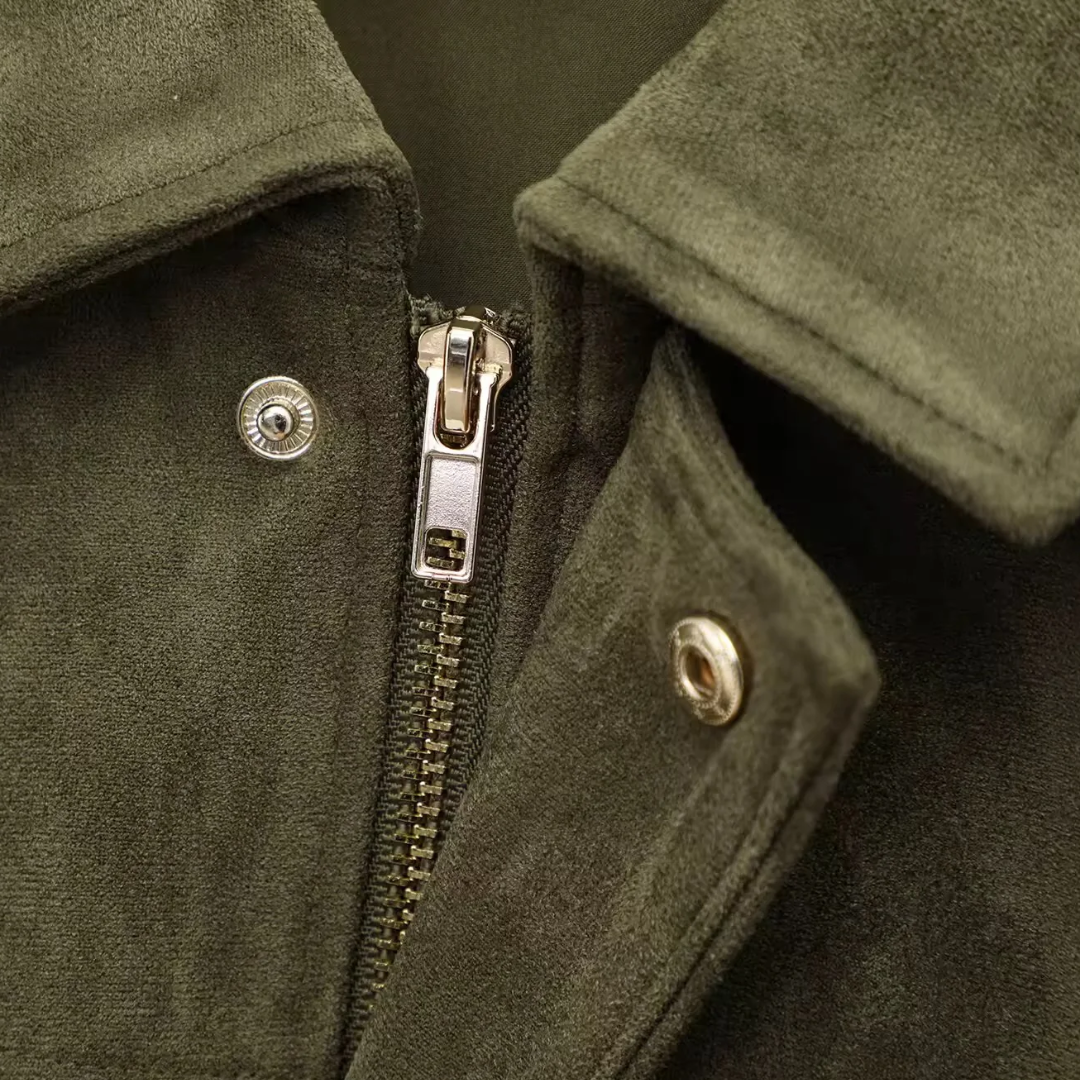 Georgina - Leichte Wildlederjacke