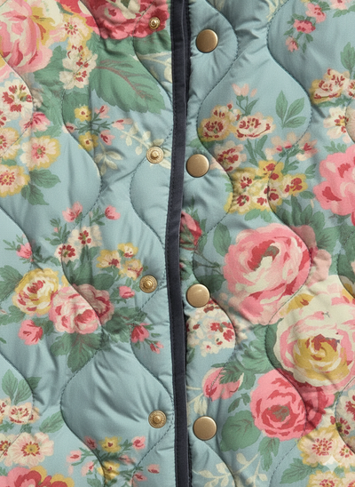 Veste Femme Imprimé Floral Matelassé