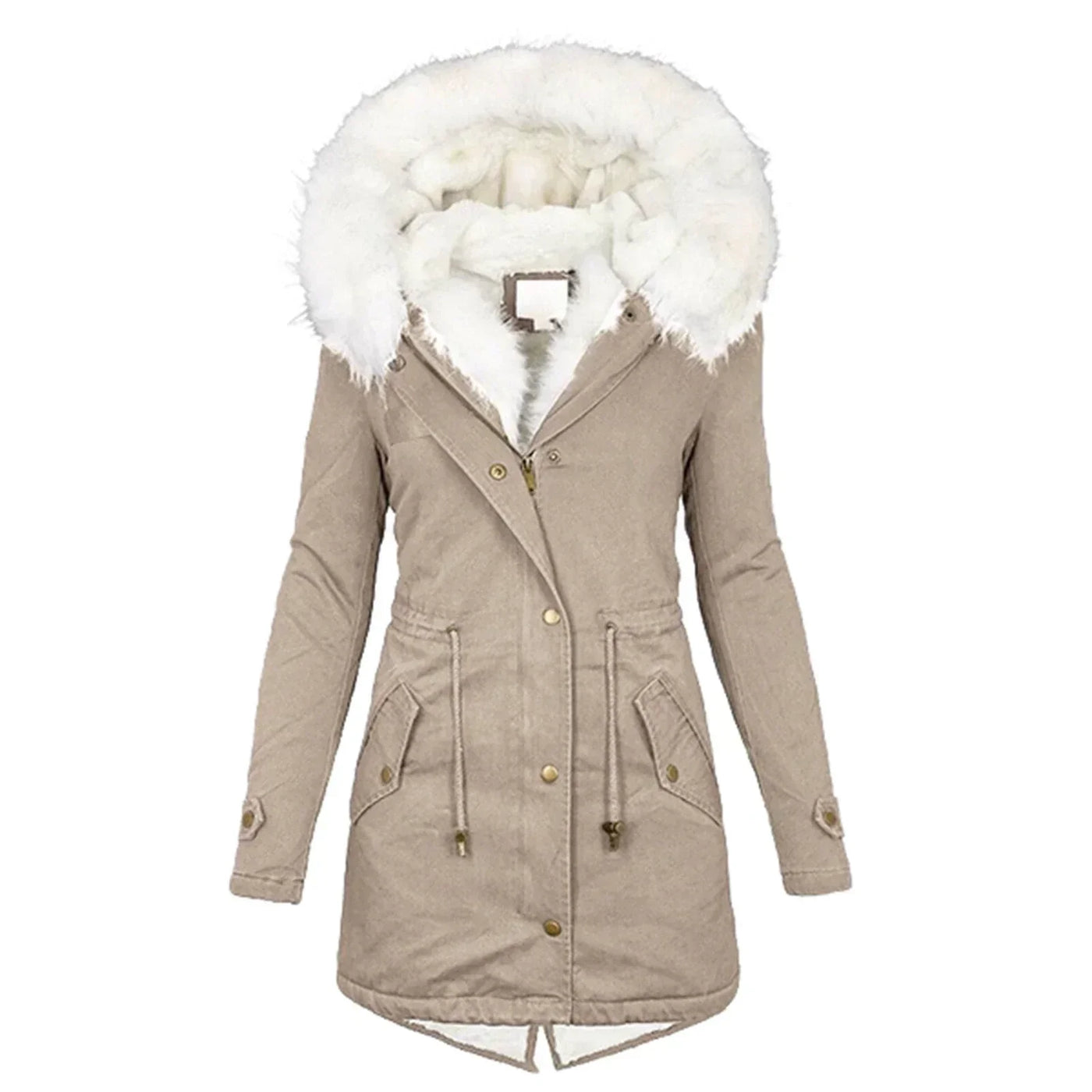 Giulia - Winterjacke mit Futter aus Fell