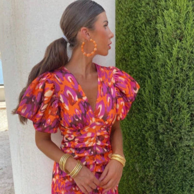 Marysa™ | Lange bunte jurk