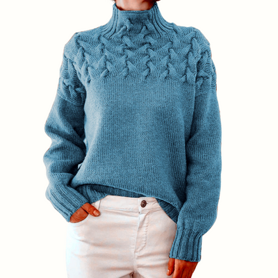 Elena | Warmer Strickrollkragen
