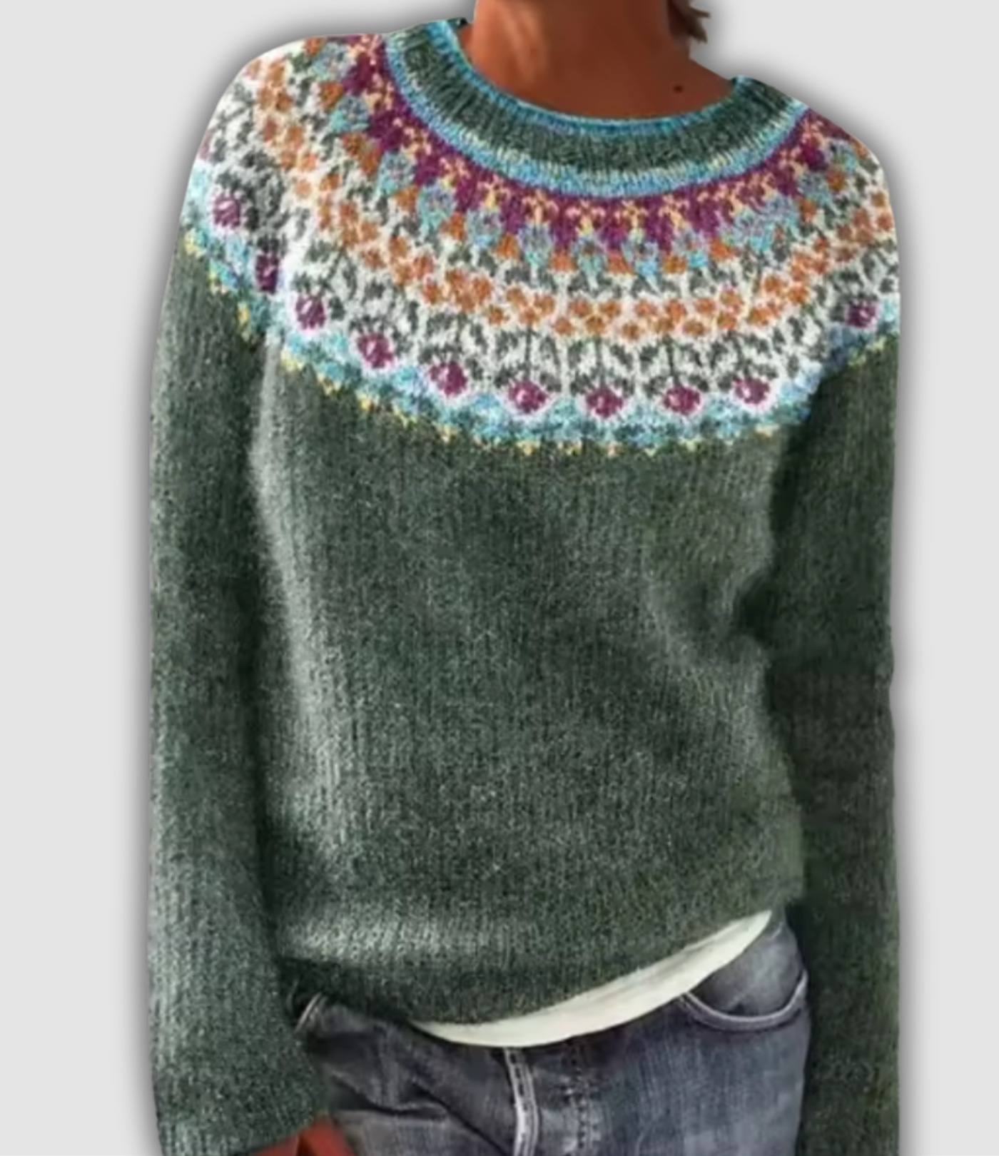 Celina | Gemütlicher Retro-Pullover