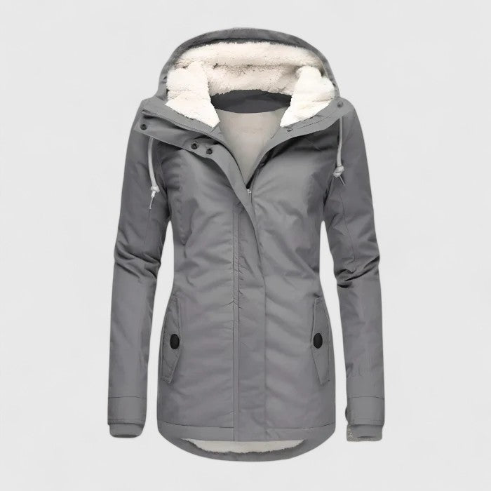 Yvette™ Wasserdichte Winterjacke mit Kapuze