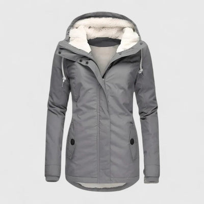 Yvette™ Wasserdichte Winterjacke mit Kapuze