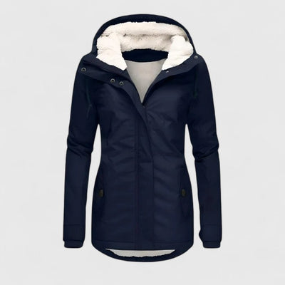 Yvette™ Wasserdichte Winterjacke mit Kapuze