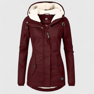 Yvette™ Wasserdichte Winterjacke mit Kapuze