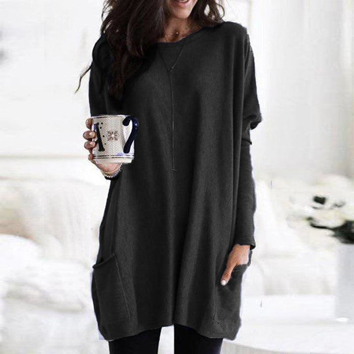 ELLE | Langarm-Shirtkleid mit Taschen