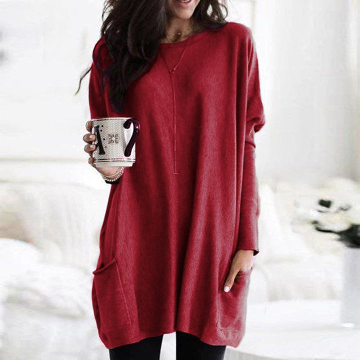 ELLE | Langarm-Shirtkleid mit Taschen