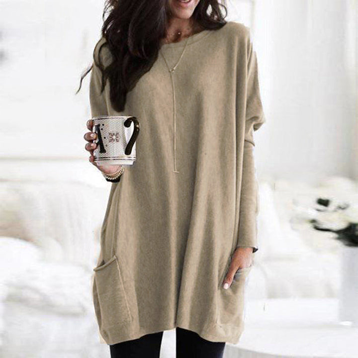 ELLE | Langarm-Shirtkleid mit Taschen
