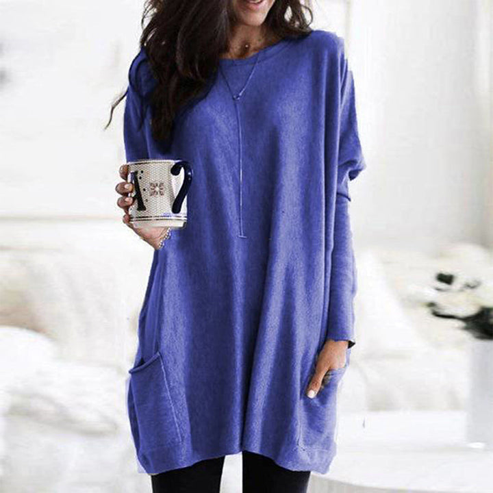 ELLE | Langarm-Shirtkleid mit Taschen