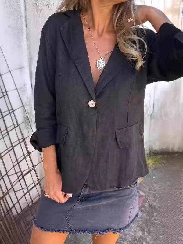 NORTHLINE STUDIO | LÄSSIGER EIN-KNOPF-BLAZER