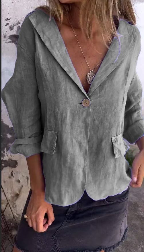 NORTHLINE STUDIO | LÄSSIGER EIN-KNOPF-BLAZER