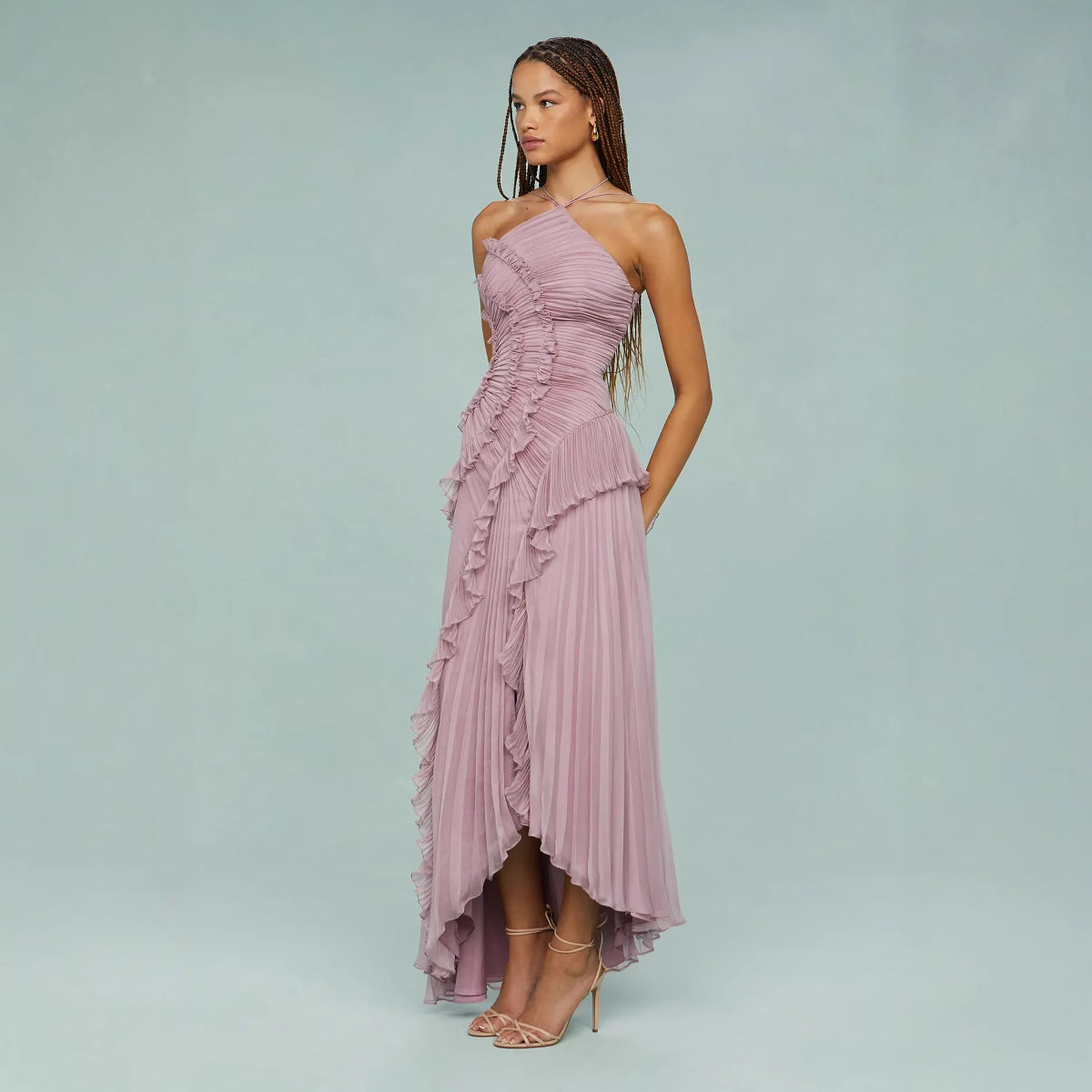 Isabel - Elegantes Kleid in der Farbe Lila