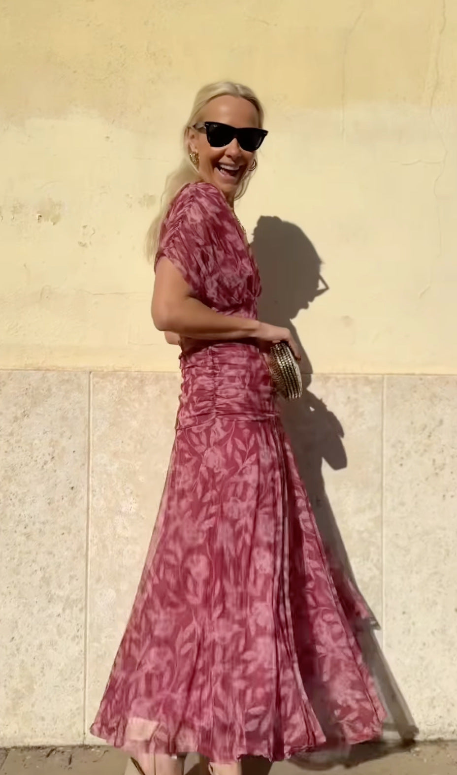 Sophie - Elegantes Kleid mit Blumenmuster