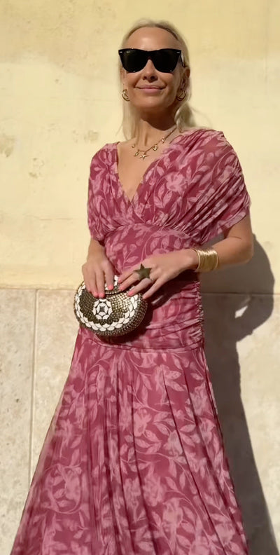 Sophie - Elegantes Kleid mit Blumenmuster