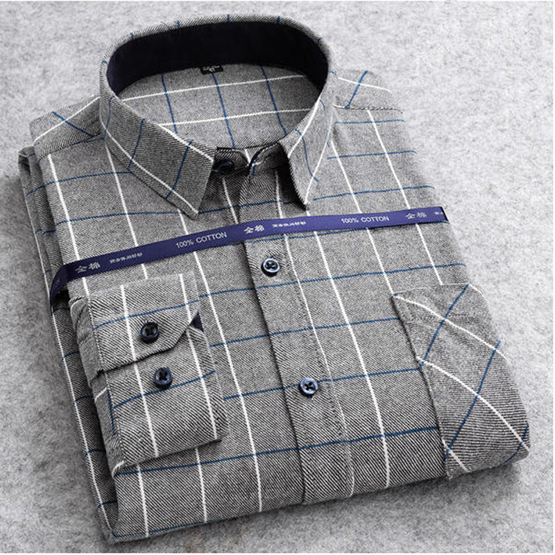 Kariertes Langarmhemd