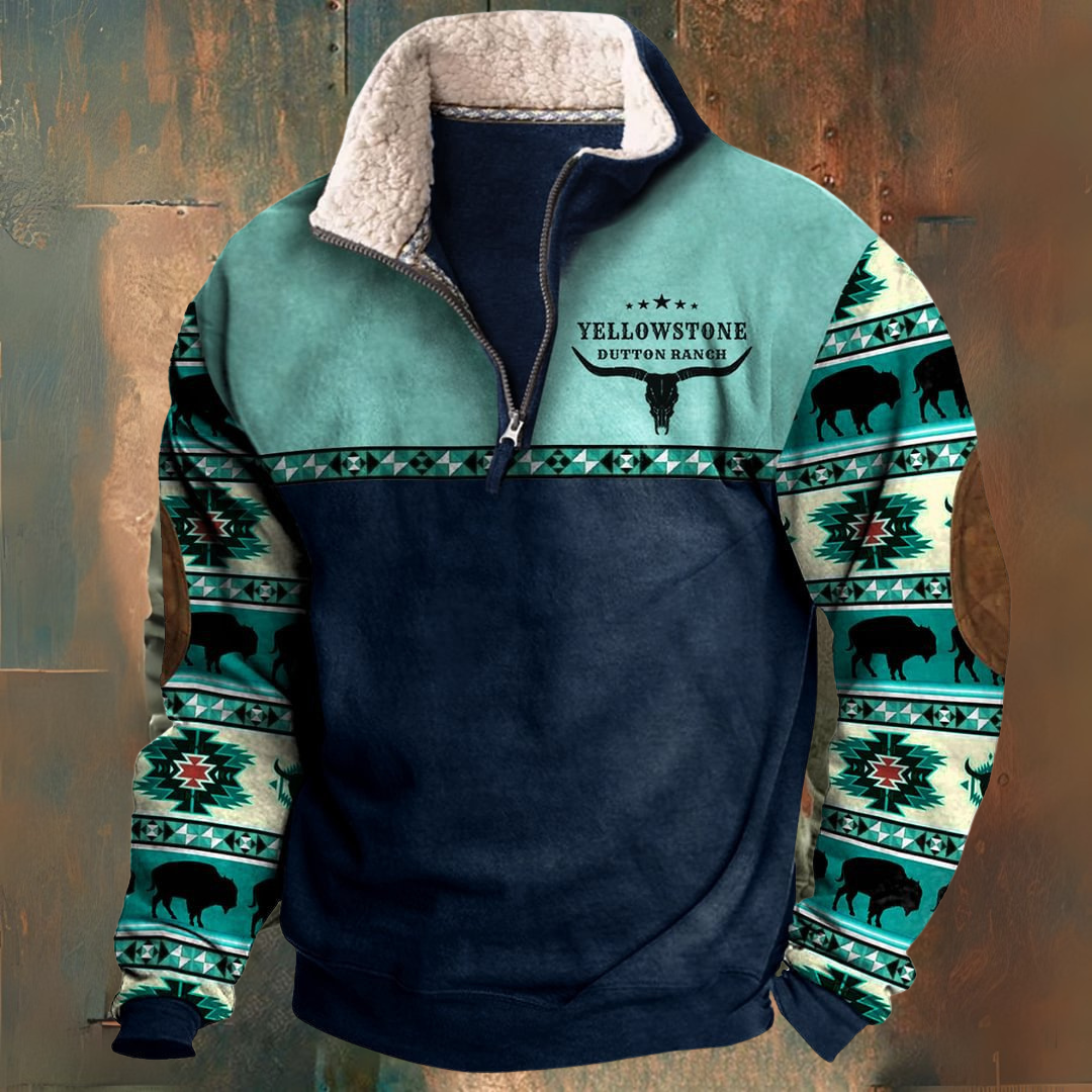 RODEO — Halbreißverschluss-Jacke für Herbst und Winter