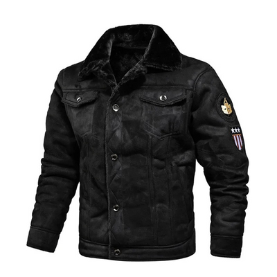 Noxar™ | Warme und Vielseitige Lederjacke