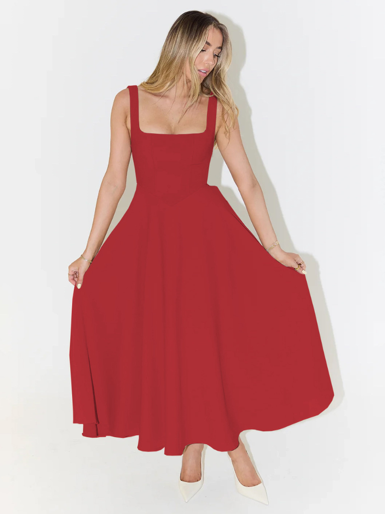 Grace - Elegantes Midi-Kleid
