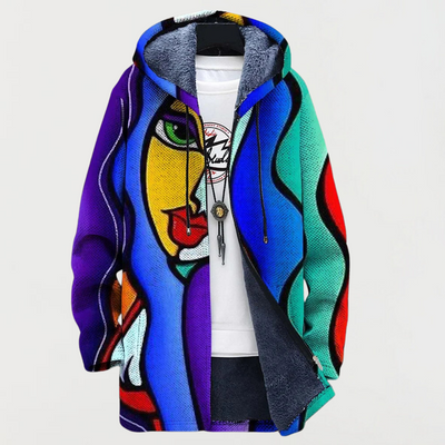Lena | Bunter Kunst Hoodie