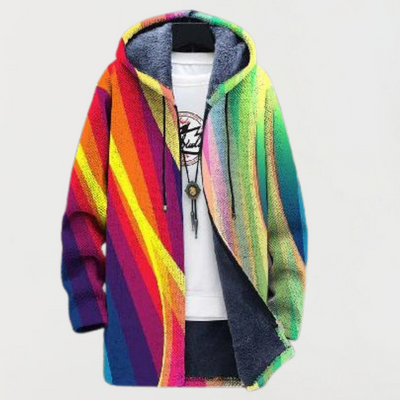 Iris | Regenbogenstreifen Hoodie