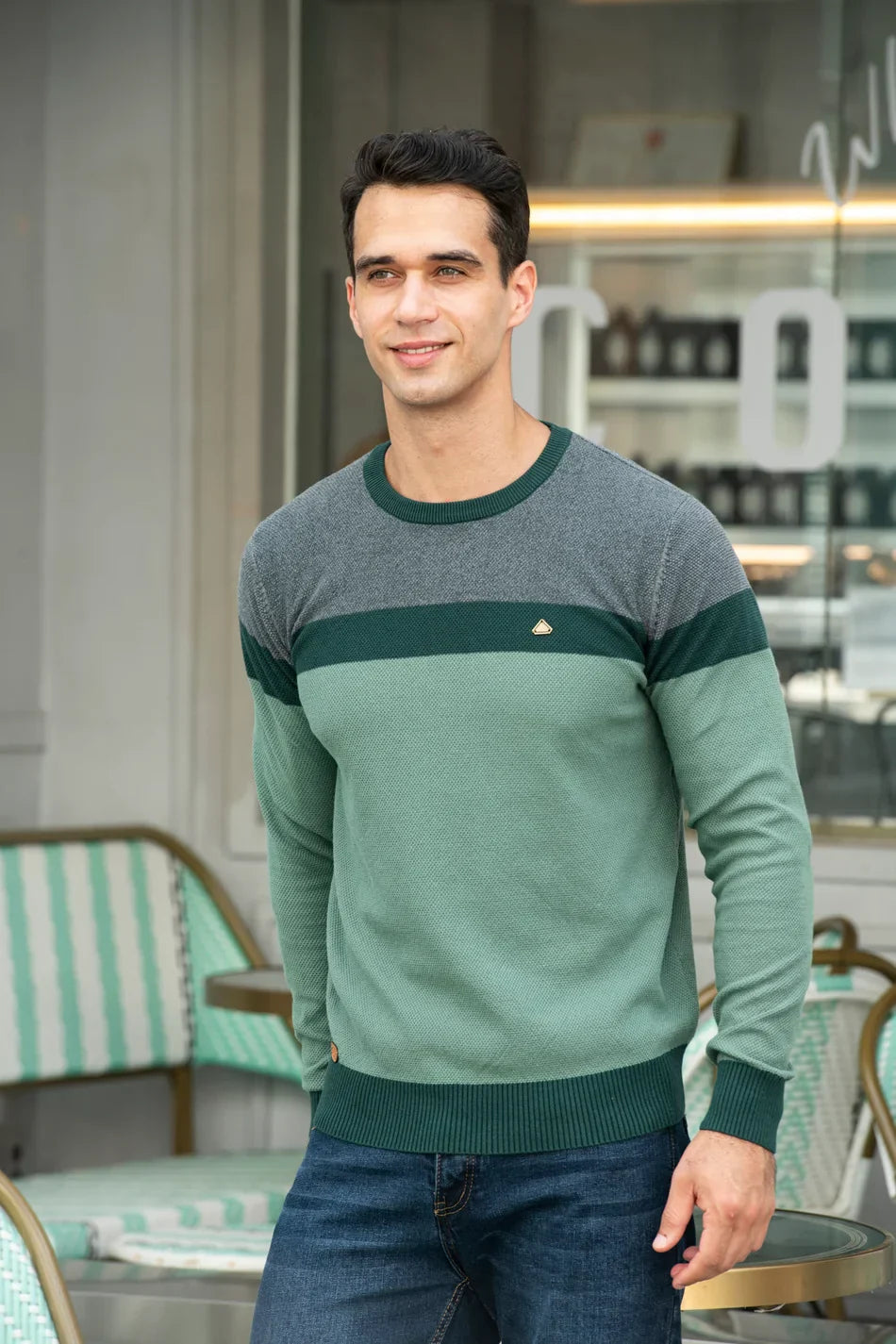Laluna® | Stylischer Herrenpullover