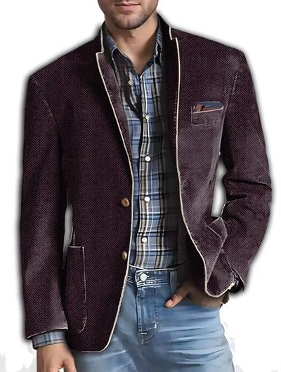 Marc | Elegante Bedruckte Anzugjacke für Herren