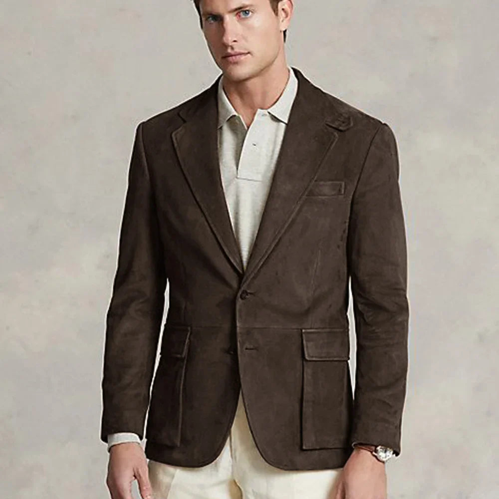 Marc | Lässiger Wildlederblazer, Slim-Fit, Bestseller