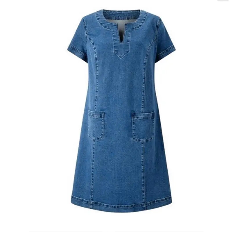 Sofia | Weiches Denimkleid