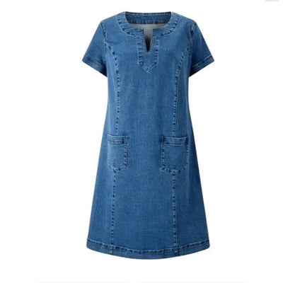 Sofia | Weiches Denimkleid